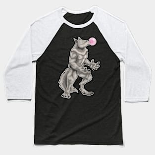 Werewolf Halloween Chewing gum Baseball T-Shirt